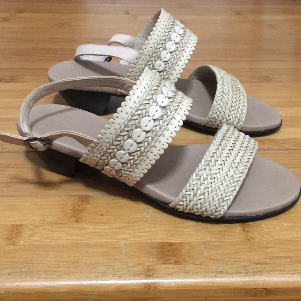 New Munro Natural Man-Made Woven Sandal